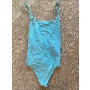 Turquoise one piece swim